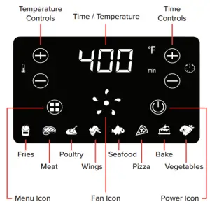 DISPLAY AND CONTROL PANEL