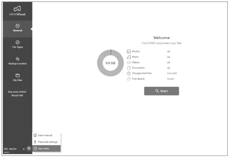 InfinitiKloud 30342 Gen 3 Wireless SD Backup Storage Solution- Cleanup