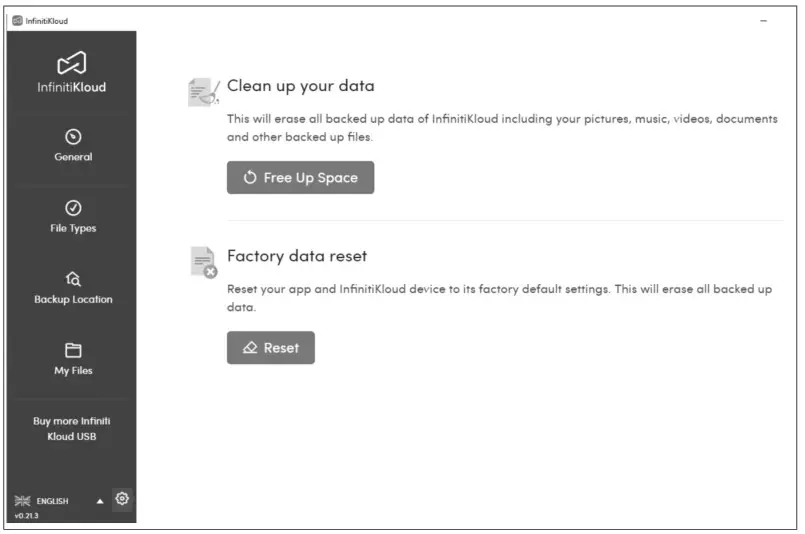 InfinitiKloud 30342 Gen 3 Wireless SD Backup Storage Solution- Data