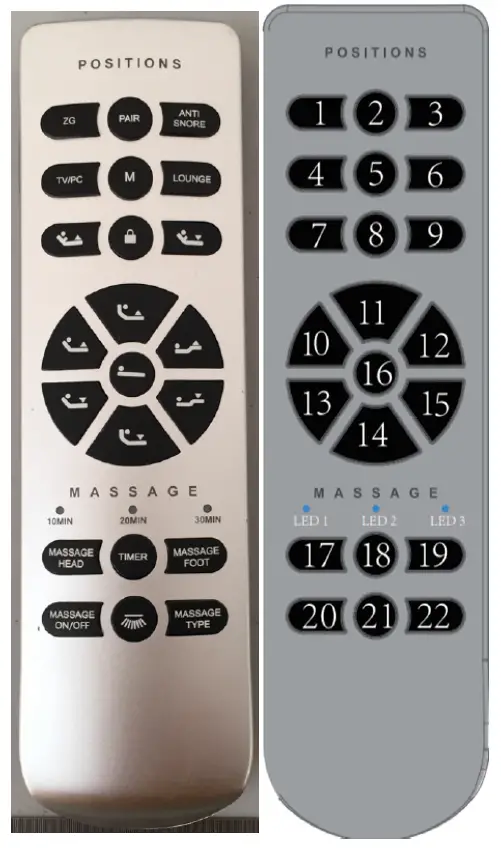 OKIN REFINED RF5022 Refined Electric Remote image