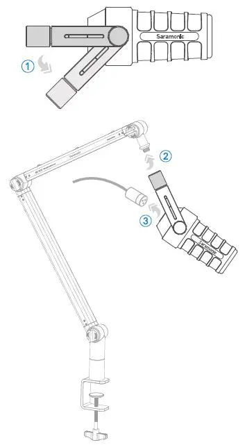 Saramonic SR-BV1 Dynamic Broadcasting Microphone fig-2