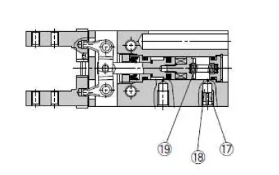 SMC MHZ2-6 Parallel Type Air Gripper-15