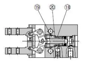 SMC MHZ2-6 Parallel Type Air Gripper-25