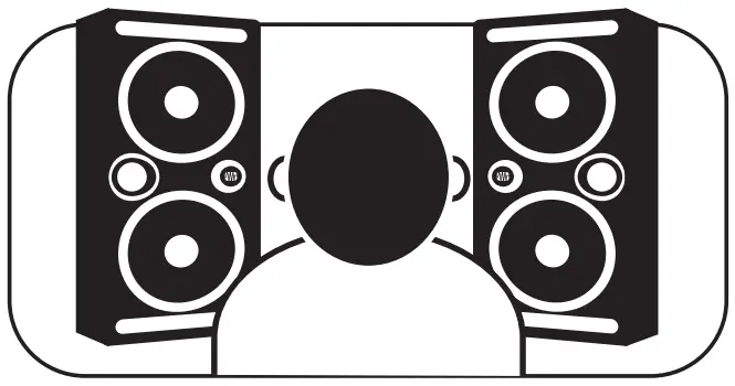 PreSonus Eris Series E44 High Definition MTM Studio Monitors - Monitor Placement 1