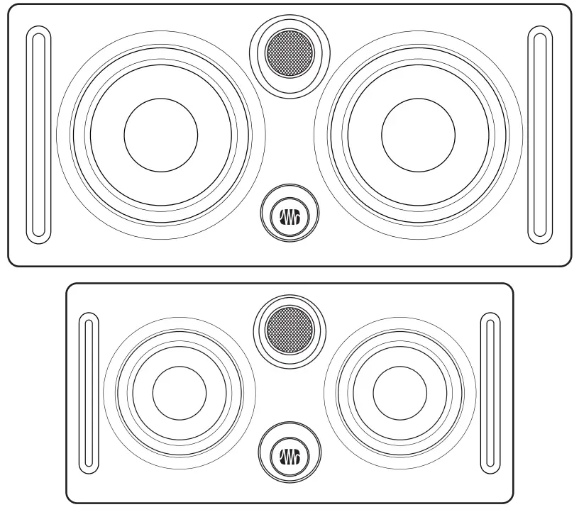 PreSonus Eris Series E44 High Definition MTM Studio Monitors