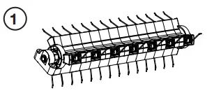 SUNJOE AJ798E RM Electric Lawn Scarifier Dethatcher - Accessories 1