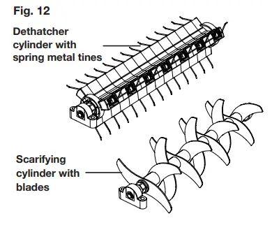 SUNJOE AJ798E RM Electric Lawn Scarifier Dethatcher - Fig. 12