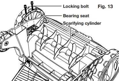 SUNJOE AJ798E RM Electric Lawn Scarifier Dethatcher - Fig. 13