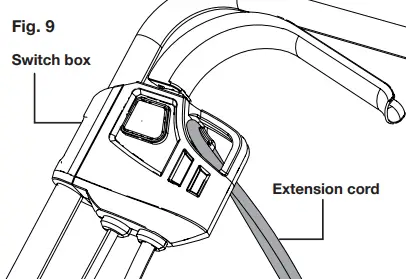 SUNJOE AJ798E RM Electric Lawn Scarifier Dethatcher - Fig. 9