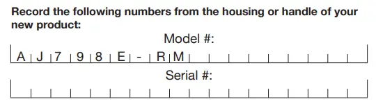 SUNJOE AJ798E RM Electric Lawn Scarifier Dethatcher - Model
