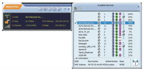 ALFA NETWORK Tube- WiFi USB Adapter 10