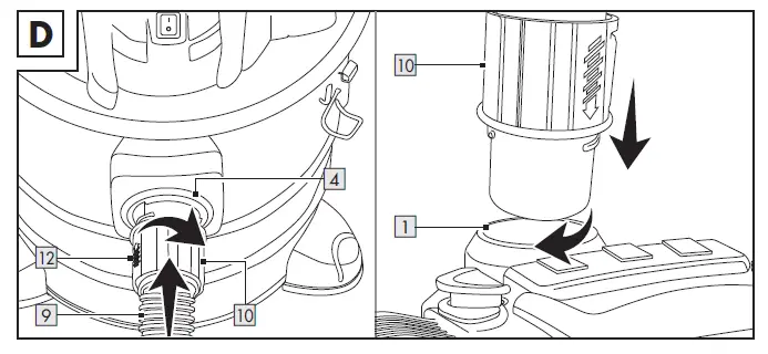 PARKSIDE-PAS-1200-F5-ASH-Vacuum-Cleaner-FIG-4