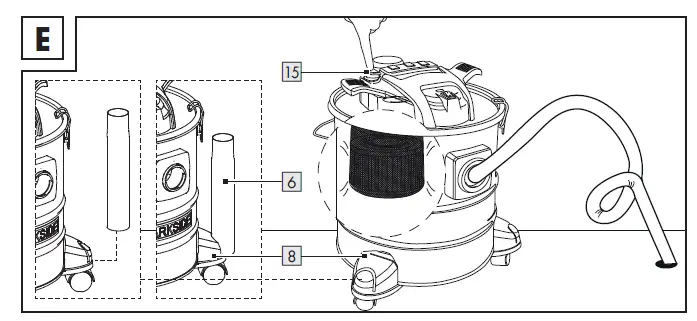 PARKSIDE-PAS-1200-F5-ASH-Vacuum-Cleaner-FIG-5