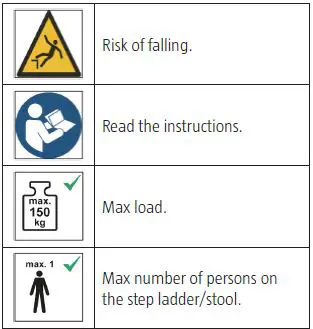 Hard Head 002328 Step Stool Instruction Fig1