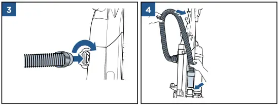 BISSELL 2256K Series Powerclean Swivel Pet Rewind Upright Vacuum - Assembly2