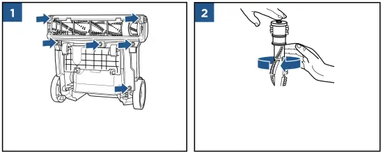 BISSELL 2256K Series Powerclean Swivel Pet Rewind Upright Vacuum - Belt1