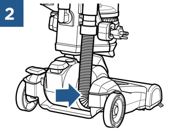 BISSELL 2256K Series Powerclean Swivel Pet Rewind Upright Vacuum - Clog2