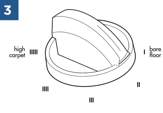 BISSELL 2256K Series Powerclean Swivel Pet Rewind Upright Vacuum - Settings2