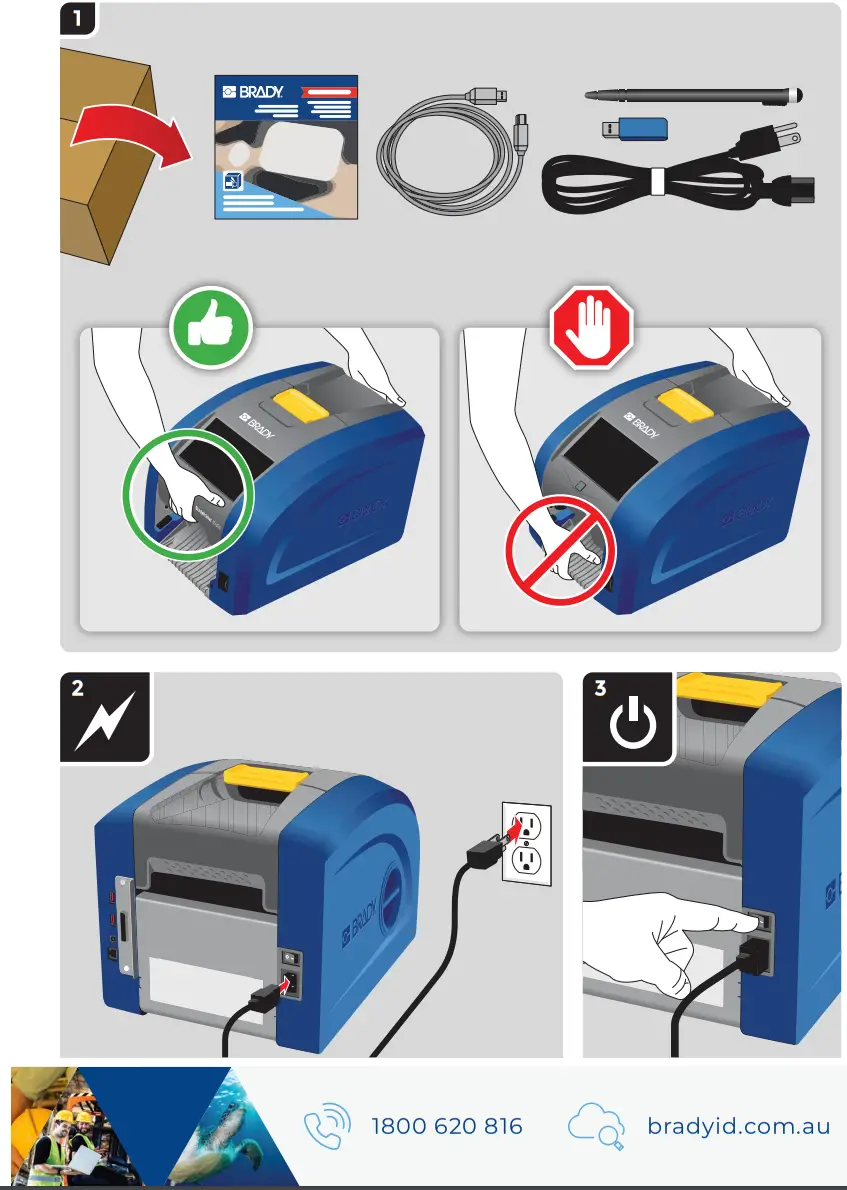 BradyPrinter i5300 600 dpi with Wi-Fi and Lab ID Software - fig1