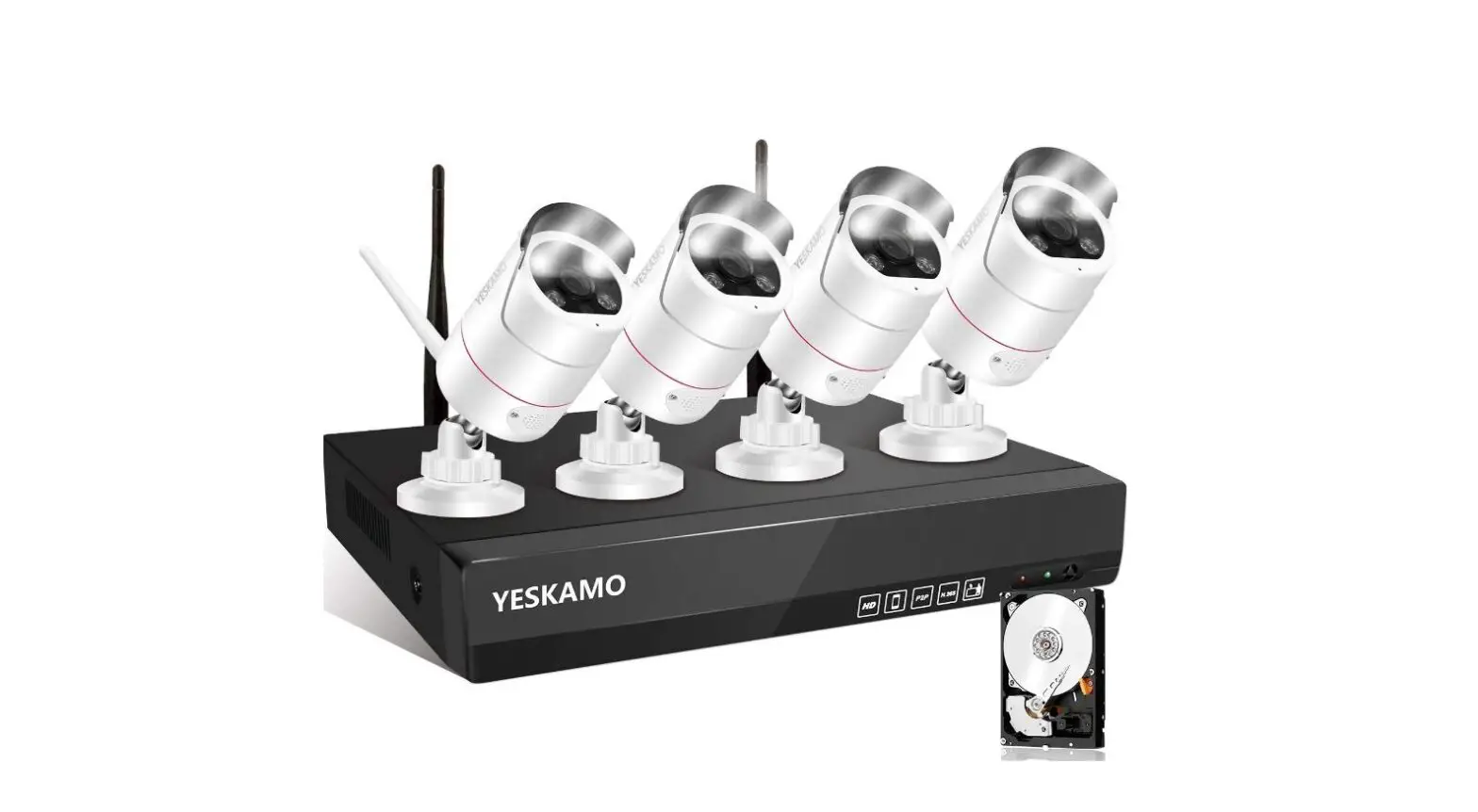 Yeskamo W05 Outdoor Wifi Security Camera System User Manual