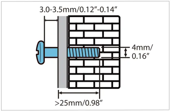 Screw length/diameter