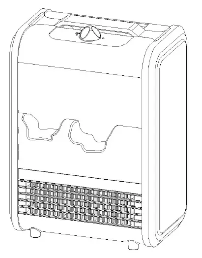 MINI CERAMIC FIREPLACE