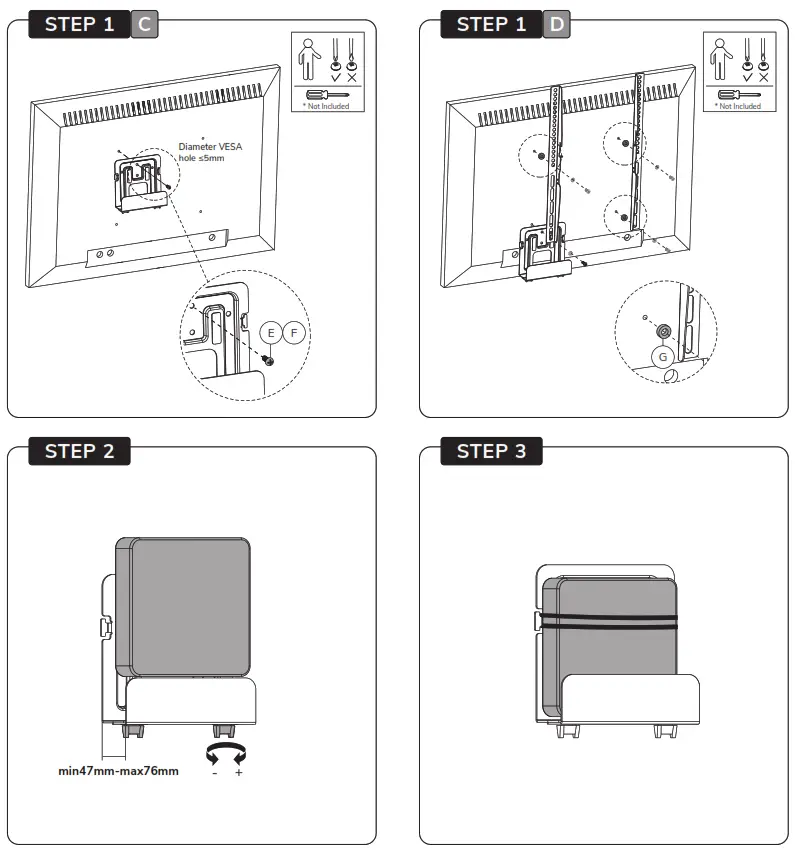 Neomounts AWL 440BL Multimedia shelf - fig 3
