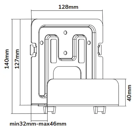 Neomounts AWL 440BL Multimedia shelf