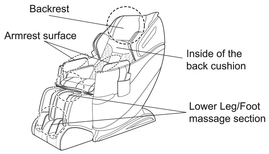 Osaki 3D LE Massage Chair Preparation for use 2