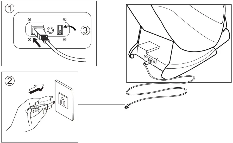 Osaki 3D LE Massage Chair Preparation for use 3
