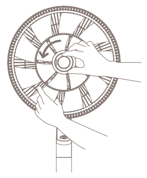 duux DXCF15UK Whisper Flex Ultimate Smart Wireless Fan - Installing the product 3