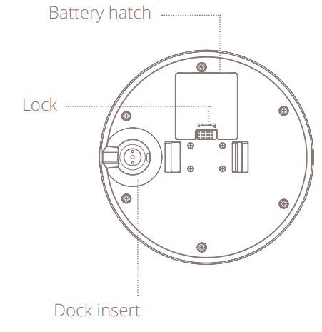 duux DXCF15UK Whisper Flex Ultimate Smart Wireless Fan - battery pac