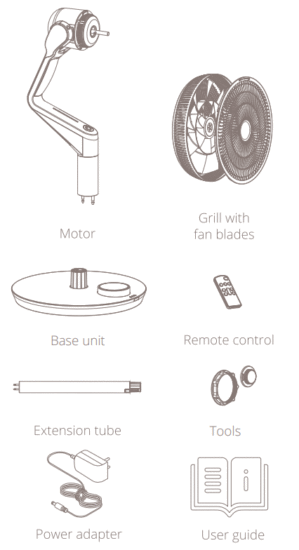 duux DXCF15UK Whisper Flex Ultimate Smart Wireless Fan - box