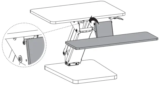 TRIPP-LITE WWSSDTAM Height Adjustable Sit Stand Desktop - 7