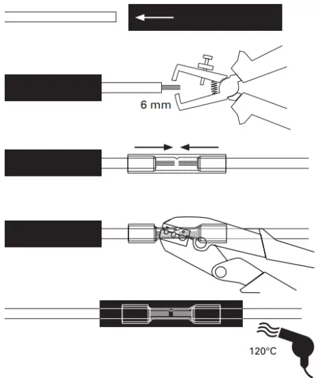 Solar module connection