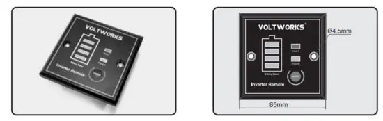 VOLTWORKS VS 1500PBR Pure Sine Wave Inverter - REMOTE CONTROLLER INSTALLATION