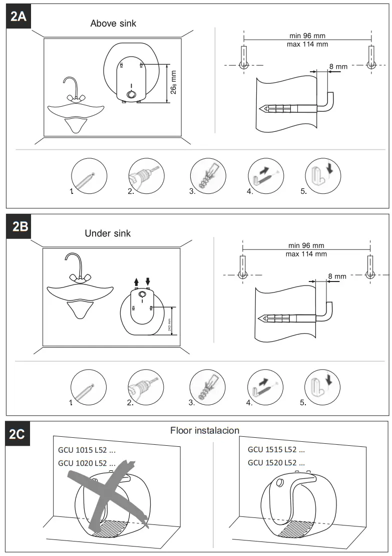 TESY Compact 10 Electric Water Heater fig 1