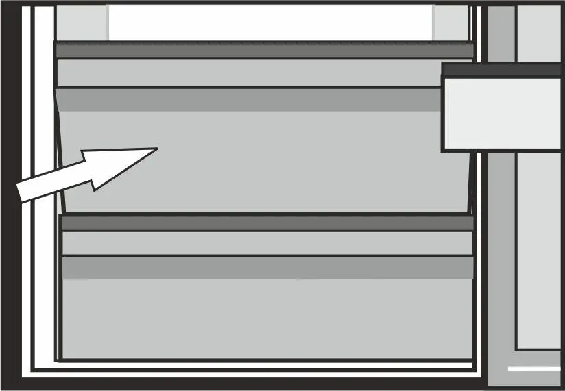 beko Refrigerator - Compartment for keeping