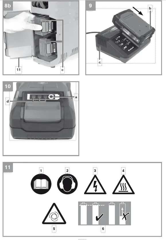Einhell TE-AC 36-8 Li OF Set Cordless Portable Compressor -fig 3