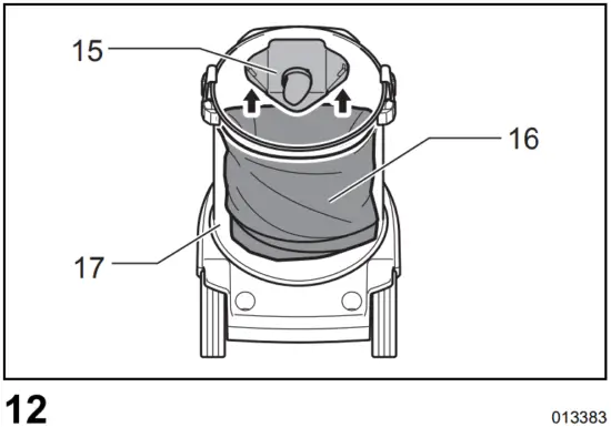 Installing polyethylene bag
