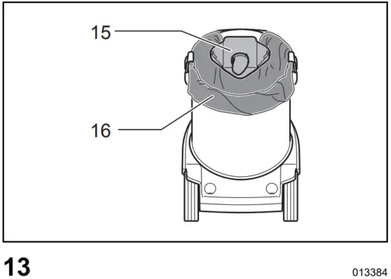 Installing polyethylene bag