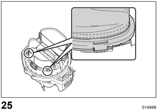 Installing the air filter