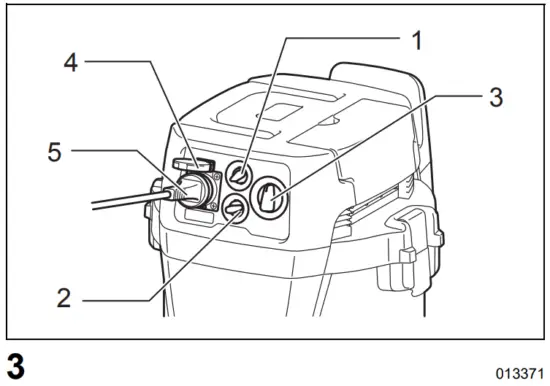 Connecting electric power tools