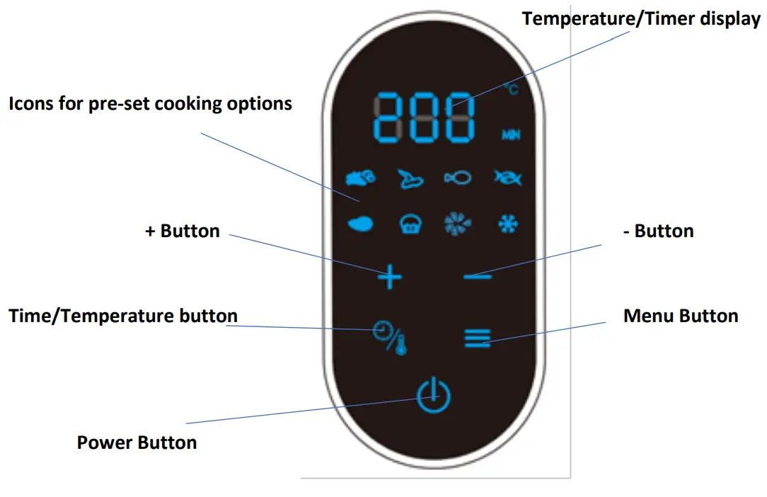 LENOXX AFD325 Healty Choice 32L Digital Air Fryer - Digital Display