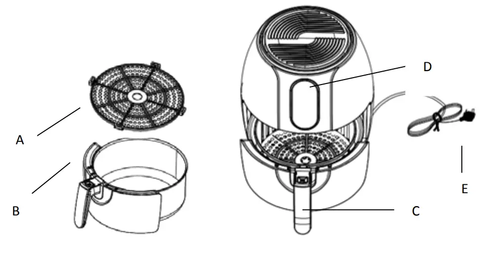 LENOXX AFD325 Healty Choice 32L Digital Air Fryer - PARTS