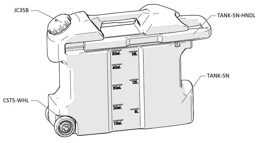 FOAMit FI 5N SM 5 Gallon Smart Foam Unit - 1