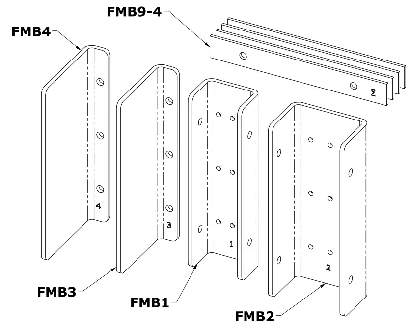 SECURITRON FMK-SW Flexible Mount Kit -
