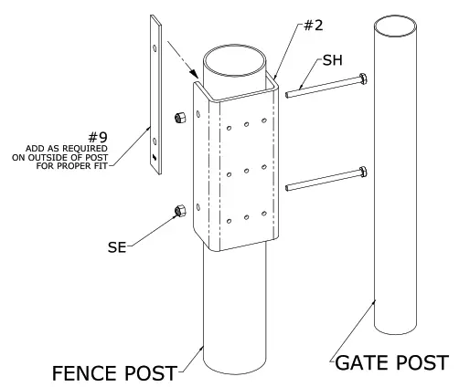 SECURITRON FMK-SW Flexible Mount Kit - Bracket