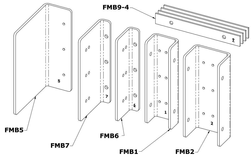 SECURITRON FMK-SW Flexible Mount Kit