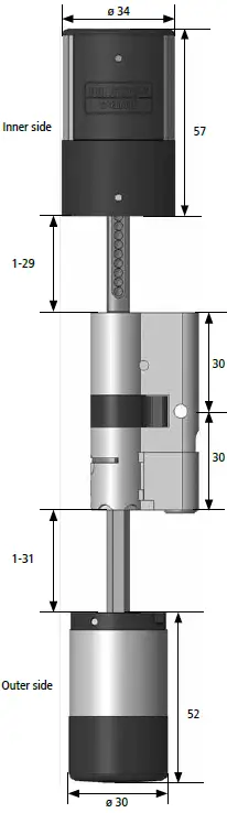 BURG WACHTER secuENTRY easy plus 5651 Fingerprint Electronic Lock 14